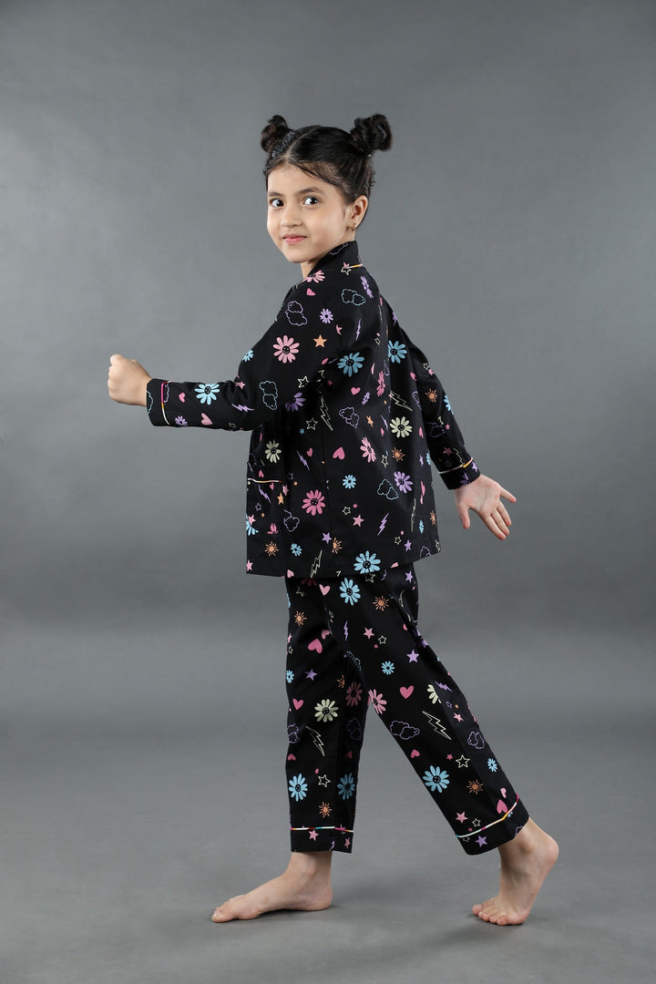 "Midnight Sparkle" Children’s Nightsuit - CuddlesClothing