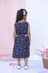 Mystical Sky Cotton Sleeveless Girls Dress