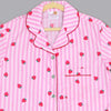 Sleepy Strawberry Night Suit For Girls