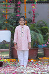 Cotton Chikankari Kurta Set for Boys