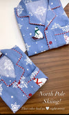 Bear Hug In The Snow Flannel PJ Set