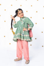 Load image into Gallery viewer, Gulnaar Gota Anarkali Pant Set