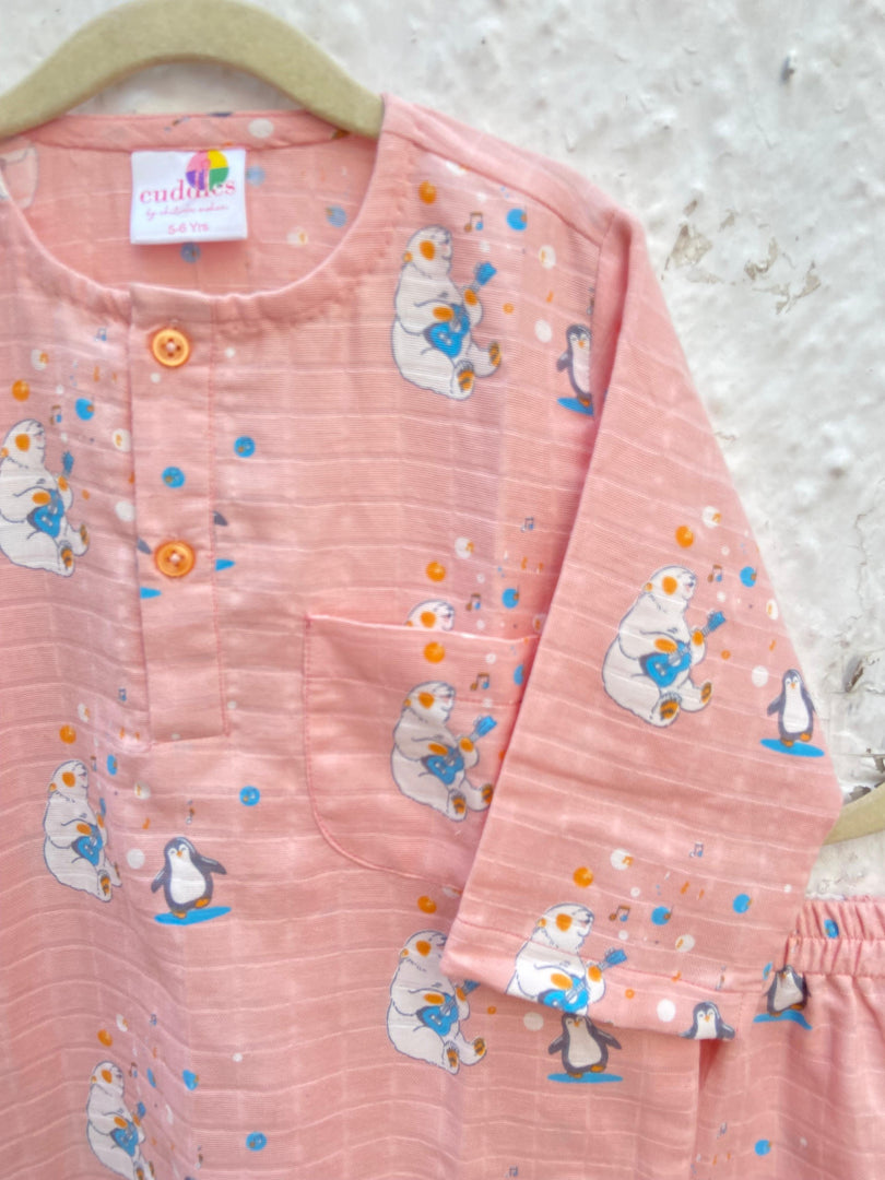 Polar Beats Muslin Nightsuit