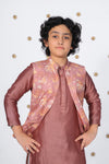 Royal Tales Silk Jacket with Chanderi Kurta Set