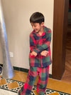 Multi Check Cotton Flannel PJ Set