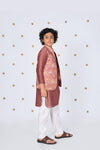 Royal Tales Silk Jacket with Chanderi Kurta Set