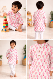 Hot Air Balloon Muslin Cotton Kurta Pajama - CuddlesClothing