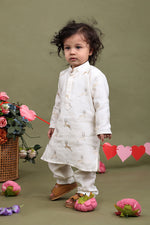 Load image into Gallery viewer, Little Deer Cotton Silk Kurta Pajama Set