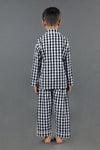 Classic Check Printed Cotton Nightsuit