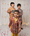 Cotton Printed Gota Embellished Kurta Pajama Set