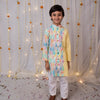 Printed Muslin Kurta Pajama Set For Boys
