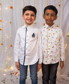 Batman Embroidered Shirt For Boys