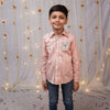 Doggy Striped Shirt For Boys