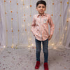 Doggy Striped Shirt For Boys