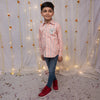 Doggy Striped Shirt For Boys