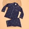 Midnight Bear Blue Flannel Nightsuit)