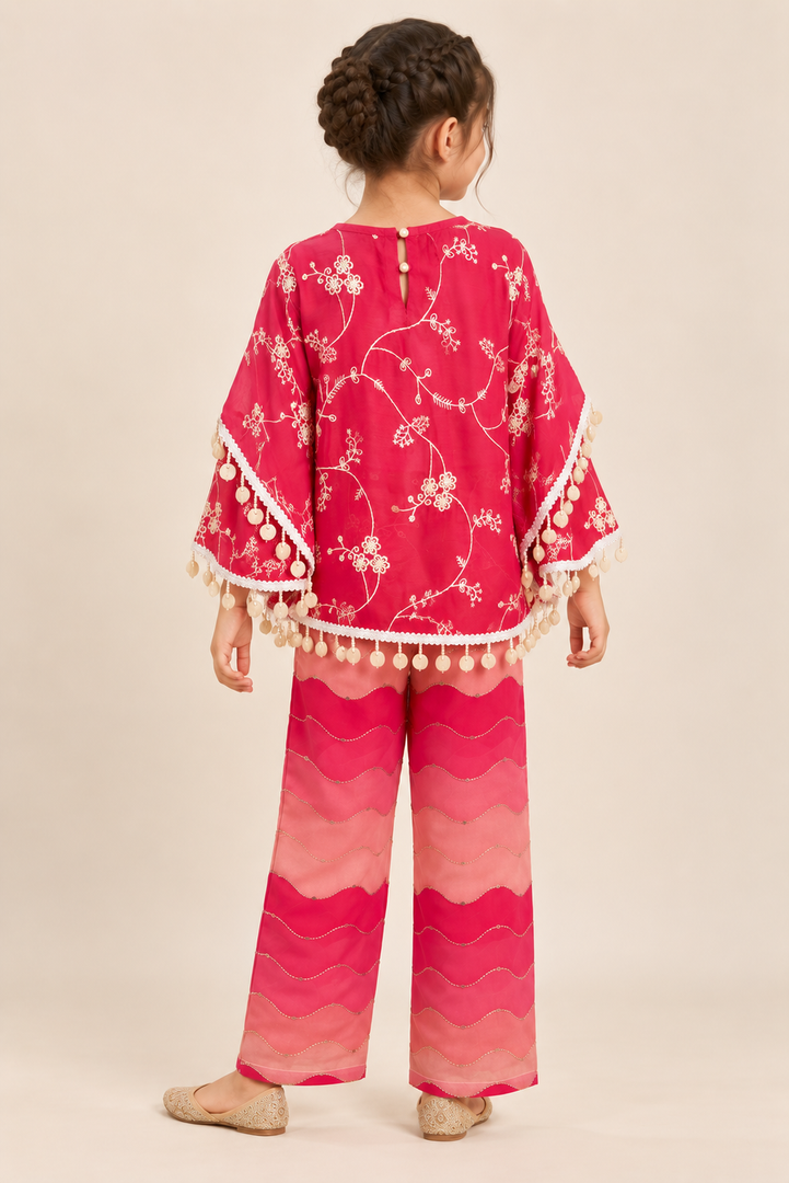 Gulabi Noor Cape Co-ord Set