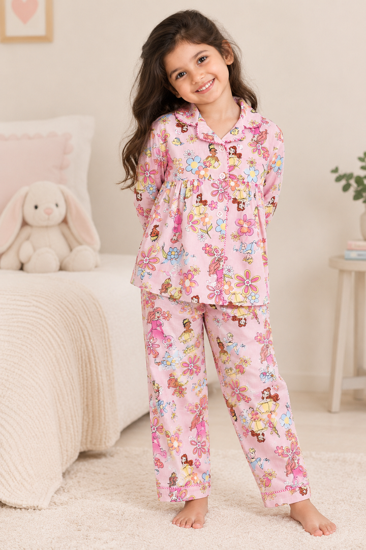 Barbie Bloom Cotton Poplin Nightsuit