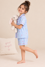 Load image into Gallery viewer, Fruit Sprinkles Pinstripe Cotton Poplin Nightsuit