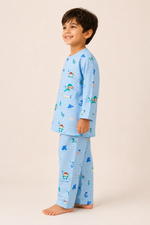 Load image into Gallery viewer, Ocean Explorer Muslin Nightsuit