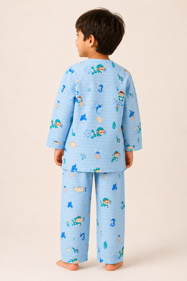Ocean Explorer Muslin Nightsuit