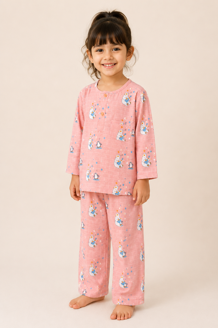 Polar Beats Muslin Nightsuit