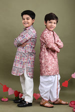 Load image into Gallery viewer, Gulzar Floral Paisley Print Chikankari Kurta Pajama Set