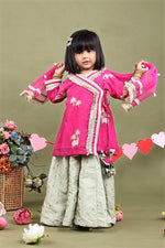 Load image into Gallery viewer, Gokul Bloom Sharara Set For Girls