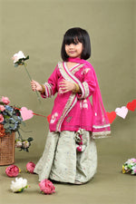 Load image into Gallery viewer, Gokul Bloom Sharara Set For Girls