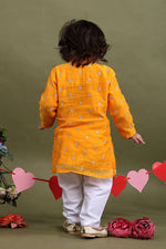 Load image into Gallery viewer, Kesar Buti Kurta Pajama Set