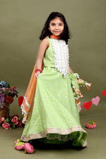 Load image into Gallery viewer, Gulnaar Pista Lehenga Set