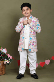Baagh-e-Shahi Embroidered 3-Piece Jacket Set