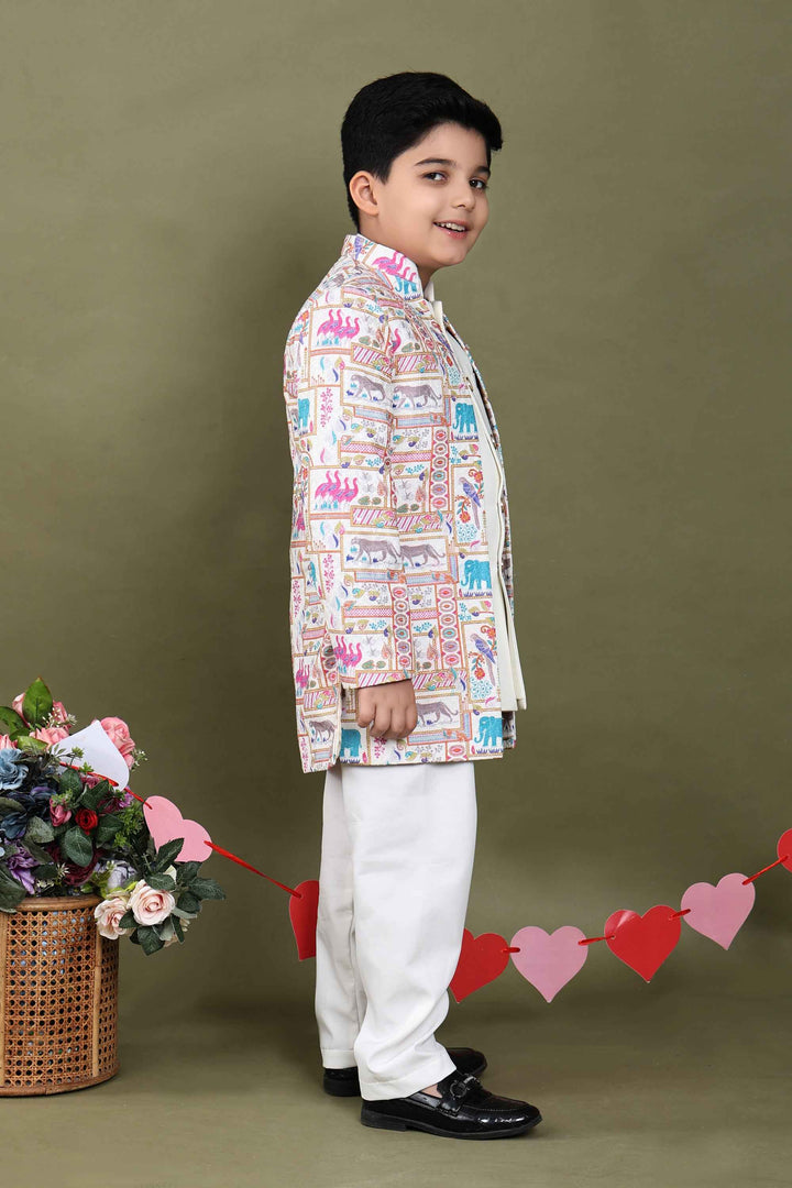 Baagh-e-Shahi Embroidered 3-Piece Jacket Set