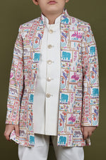 Load image into Gallery viewer, Baagh-e-Shahi Embroidered 3-Piece Jacket Set