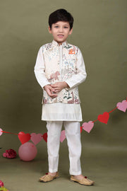 Aranya Embroidered Jacket Kurta Set