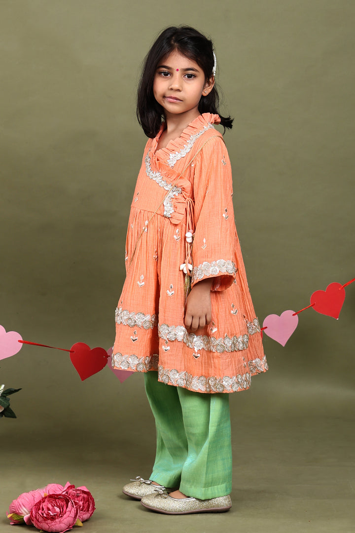 Gulnaar Gota Angrakha Set
