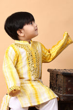 Load image into Gallery viewer, Sunbeam Mirror Work Cotton Silk Kurta Pajama Set