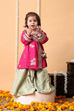 Load image into Gallery viewer, Gokul Bloom Sharara Set For Girls