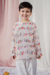 Lets Travel To London Printed PJ Set