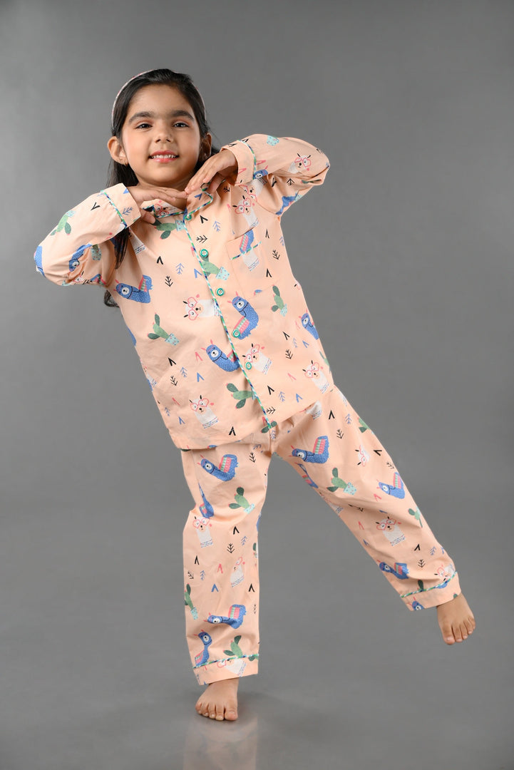 "Llama Love" Children’s Nightsuit - CuddlesClothing
