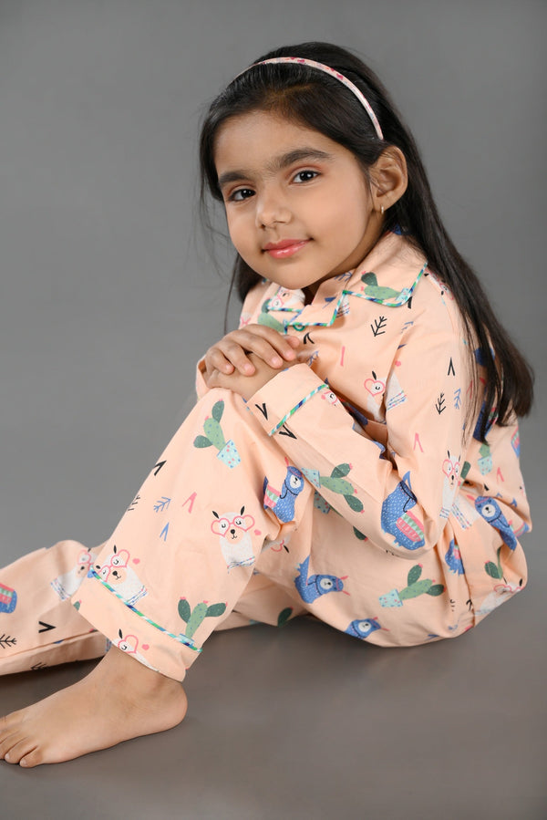 "Llama Love" Children’s Nightsuit - CuddlesClothing