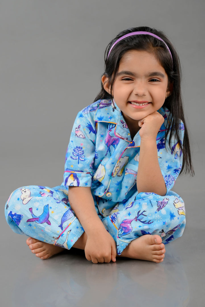 Arctic Animals Kids Nightwear - CuddlesClothing