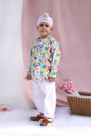 Jungle Animals Printed Kurta Style PJ Set