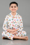 Zoom Tring Zap Printed Cotton PJ Set