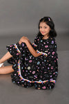 Floral Paradise Printed Girls Dress