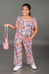 Mini Pastel Pop Girls Jumpsuit
