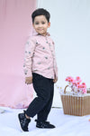 Woof Woof Printed Full Sleeve Shirt For Boys