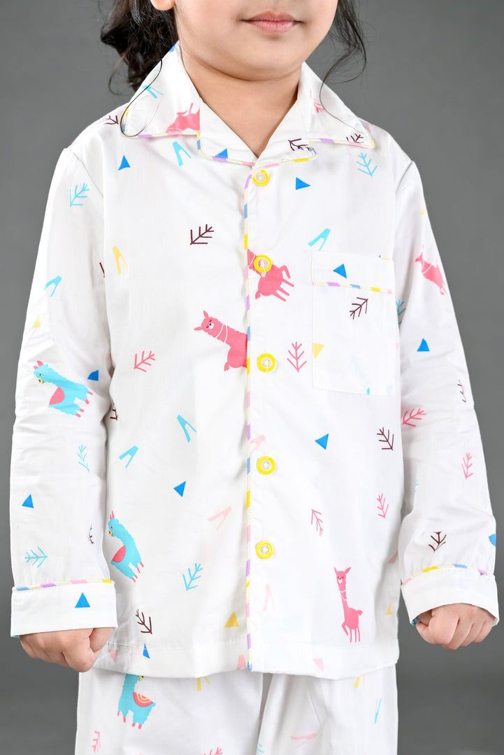 "Llama Love" Children’s Nightsuit - CuddlesClothing