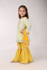 Load image into Gallery viewer, Premium Cotton Printed Sharara Set for Girls - CuddlesClothing