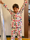 Charming Snowfall Falala Flannel PJs